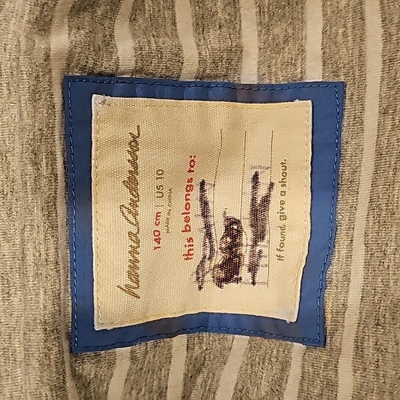 Boys Hanna Andersson wind at your back anorak lined jacket 140 (US 10) EXCELLENT - Picture 2 of 8